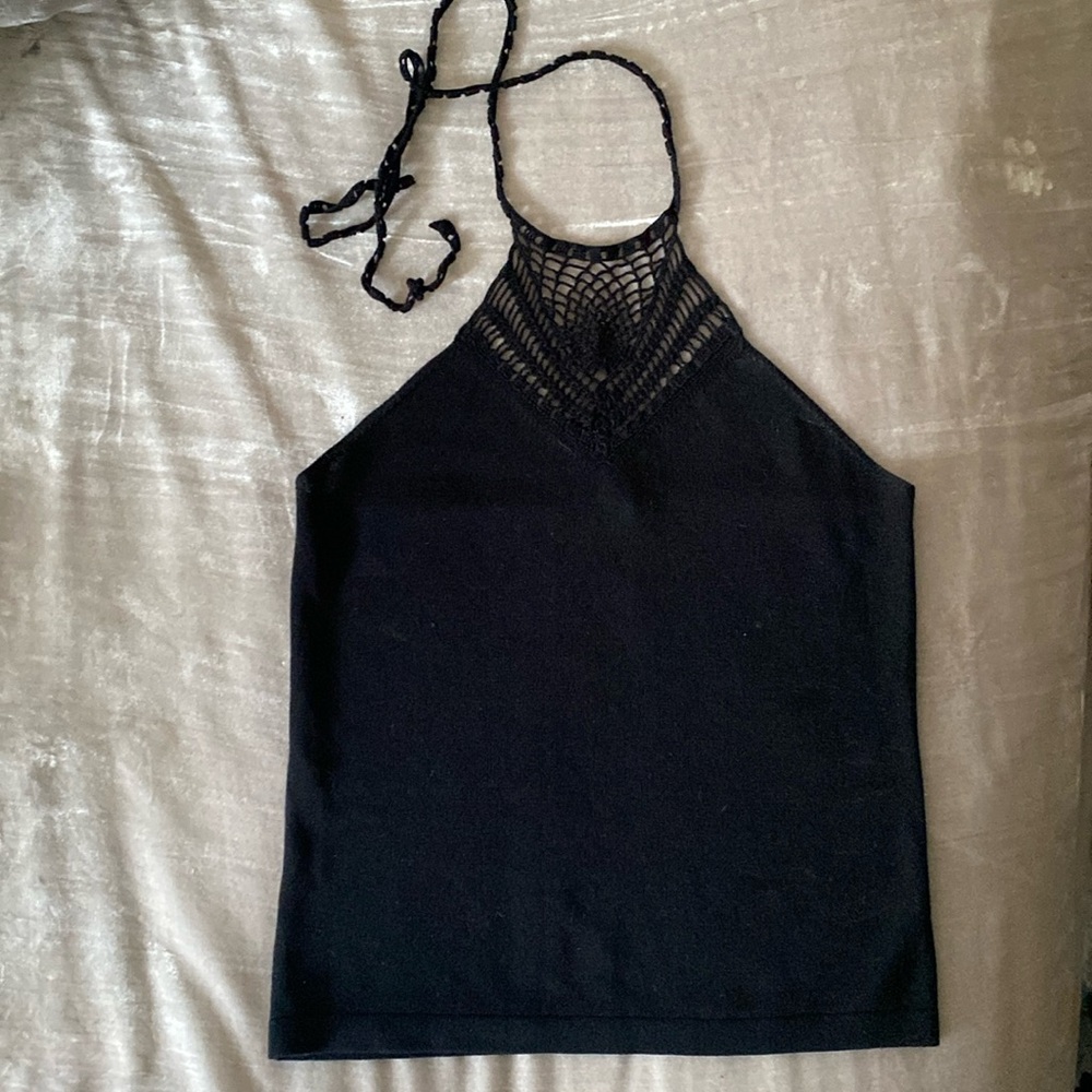 BCBGMaxAzria halter sweater